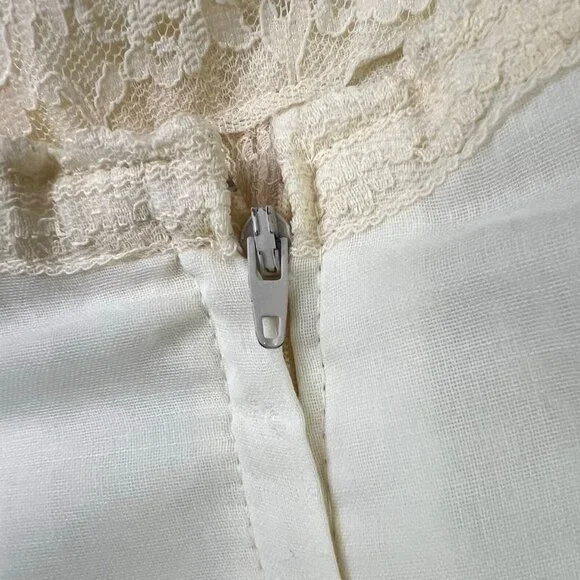 GUNNE SAX Prairie Wedding Dress Cottagecore Lace Romantic Bridal 7 - Picture 5 of 16